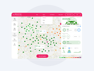 Air Pollution - Web Map