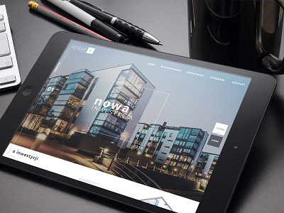 Developer webiste architecture black design simple tablet web webiste