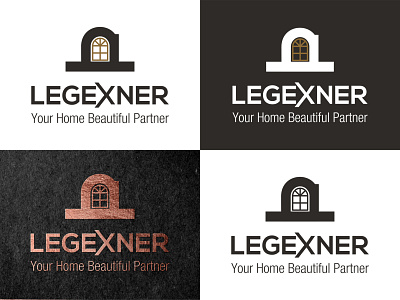 Legexner Furniture Logo furniture logo mordern logo wooden