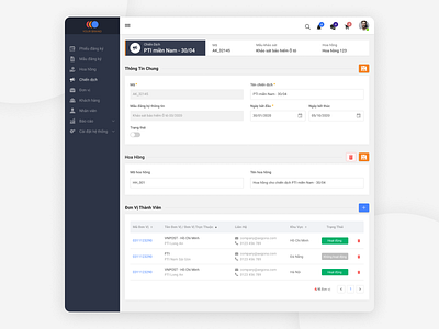 Management web app