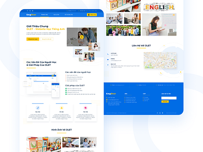 Learning English card design design illustration landing page landingpage learning learning english ui ux vector web design webdesign