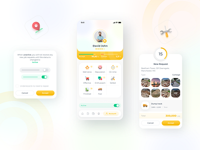 Mobile Booking App 3d app booking booking app branding card design design mobile order trend ui ux vehicle