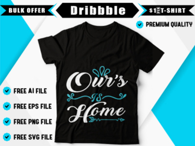 Our's is home creative creative design creative design creative logo t shirt t shirt art t shirt design t shirt designer typography