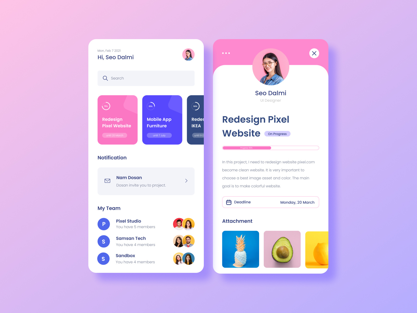 Mobile App Design by Robertus Donni Aditya on Dribbble