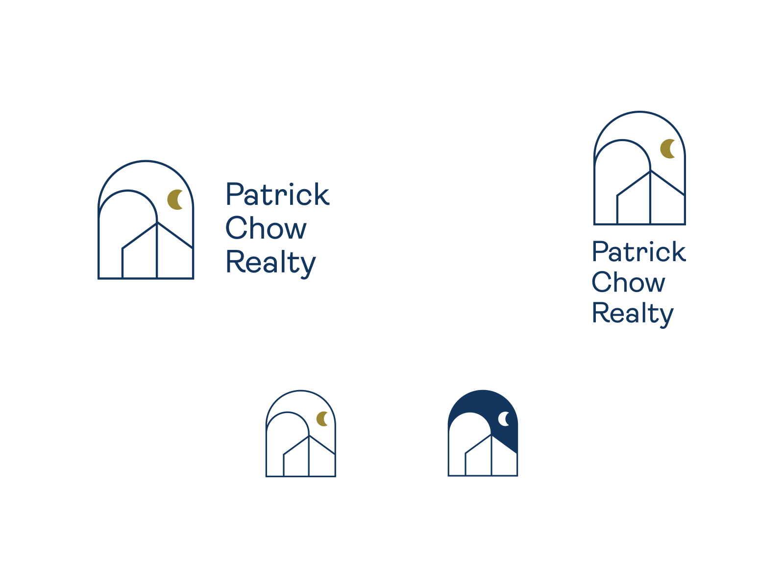 Patrick Chow Realty bird branding home house identity key linework logo logo design minimal minimalist modern realtor realty scenery stairs typogaphy vector victorian window