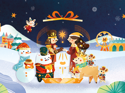 Found hope in light this Christmas character illustration christmas holiday illustration ladieswhoart nutcracker procreate