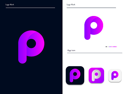 P logo icon