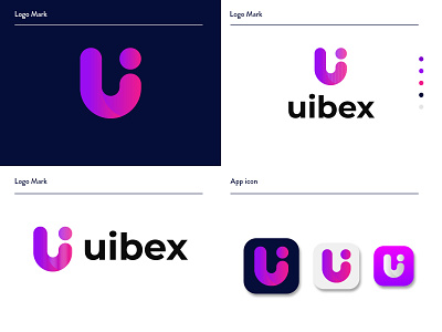 uibex logo design app brand design brand identity brand identity design branding graphic design icon identity landing page lettering logo logo design logo design concept logos logotype