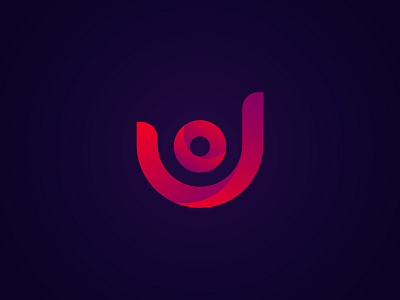 U + O Monogram app brand identity brand identity design branding design graphic design icon logo logo design minimal