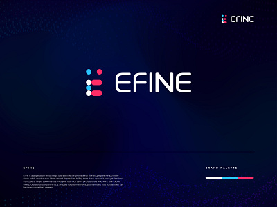 EFINE logo branding app app logo brand identity design branding e icon e letter e letter logo e logo graphic design icon logo design logodesign minimal