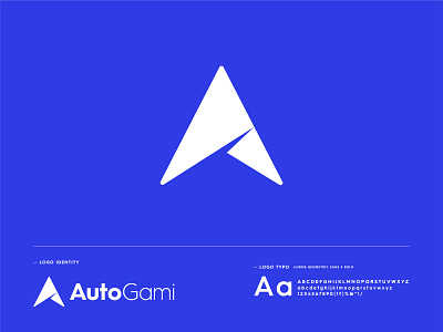 Autogami - logo Branding a a logo a logo design a mark app icon app logo brand identity brand identity design branding graphic design logo logo design logos minimal modern logo