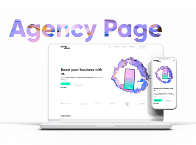 Web Agency Design agency page branding design landing page minimal minimalist modern portfolio page portfolio site ui ui design uiux webdesign webdevelopment website design website designer