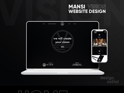 Mansi Vision - Modern Landing Page