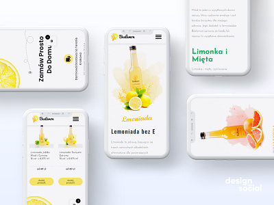 Lemonade Website Design and Development branding ecommerce ecommerce website landing page mobile design mobile ui modern ui ux webdesign webdevelopment website website design