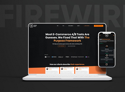 FIREWIRE design minimal modern ui ux webdesign webdevelopment website website design