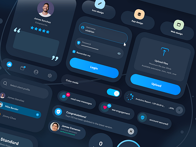 UI Components - Dark UI