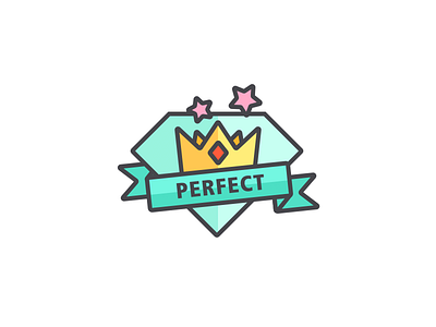 Practice crown icon perfect reward