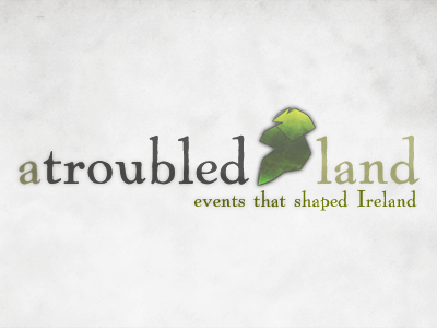 Full A Troubled Land Brand branding green ireland texture typography