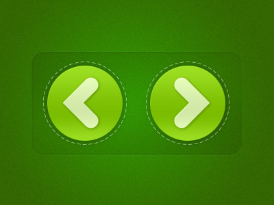 Green Web Button