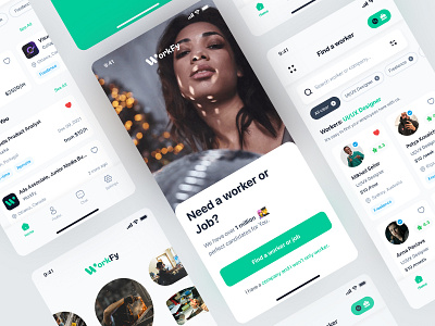 WorkFy - Job Finder App Design