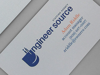 Engineer Source Stationary business card identity design stationary