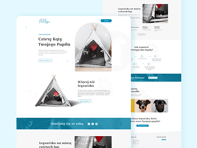 Website for Pets Accessories Company branding design ui ux web