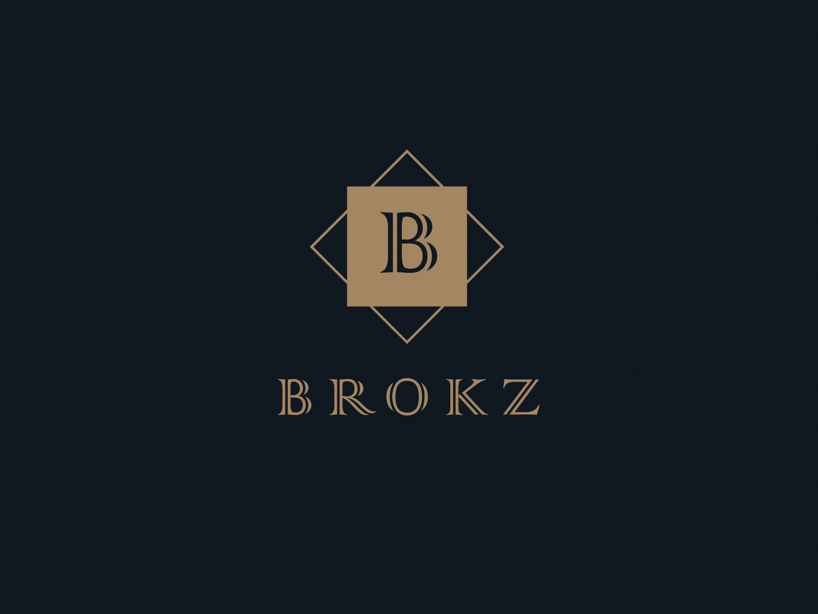 BROKZ Branding branding design graphic design logo minimal real estate