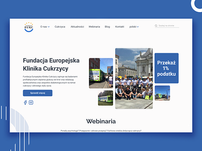 European Diabetes Clinic Foundation website redesign