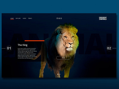 Web for Eurogroup for animals_Page1 argentina brazil creative design designer graphics interactive pages red ui ux web