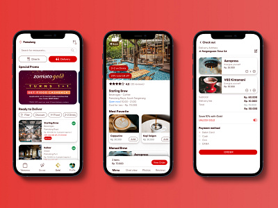 Zomato Gold UI Exploration