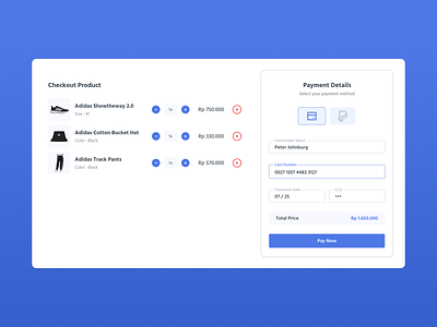 Daily UI #002 - Credit Card Checkout checkout page credit card daily ui daily ui 002 ui design web design