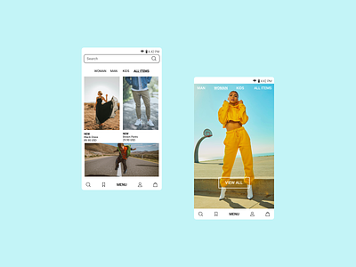 Zara Mobile App Redesign app design gadget minimal mobile ui ux