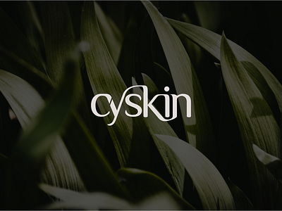 cyskin wordmark logo design beautiful logo feminine logo logo agency