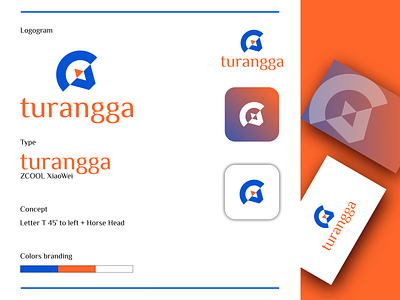 Modern Logo Design For Turangga Horse Cara Company