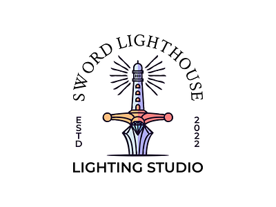 Diamond Sword Lighthouse Logo adventure logo awesome logo company logo diamond diamond logo emblem logo hand drawn logo jewelry lighthouse lighthouse logo lighting company logo logo for sale outdoor logo sailor logo stuck sword sword sword logo vintage logo