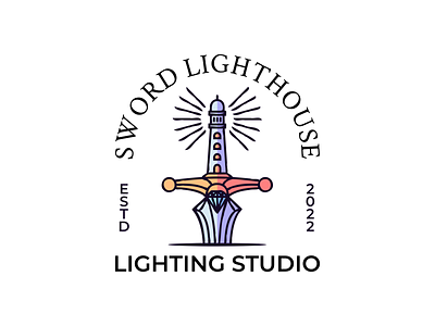 Diamond Sword Lighthouse Logo adventure logo awesome logo company logo diamond diamond logo emblem logo hand drawn logo jewelry lighthouse lighthouse logo lighting company logo logo for sale outdoor logo sailor logo stuck sword sword sword logo vintage logo