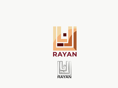 RAYAN logo design brand design brand identity concept design flat icon illustration logo logo design logoconcept logodesign