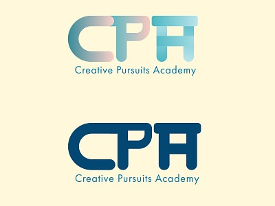 Creative Pursuits Academy branding concept design flat icon illustration logo logo design logoconcept logodesign