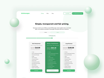 Pricing page green landing page pricing pricing page ui visual design