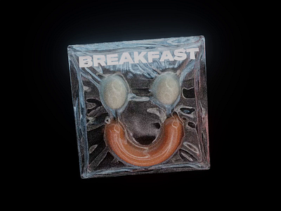 Breakfast kit 3d animation animation blender breakfast breakfast club dark egg eggs food happy kit meal packaging plastic render retro sausage sausage dog sausages smile