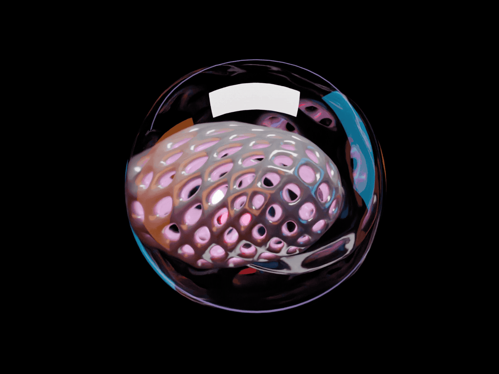 Sphere 3d 3d animation 3d art animation blender crystal dark dark mode glass lighting morph render sphere