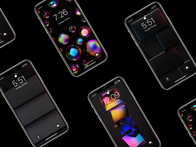 Free dark phone wallpapers 3d 3d art abstract app blender clean colorful dark dark mode design download free freebie illustration minimal wallpaper wallpapers