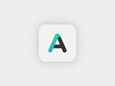 Acua App Icon acua app app icon branding clean design letter a logo mexico minimalist monterrey