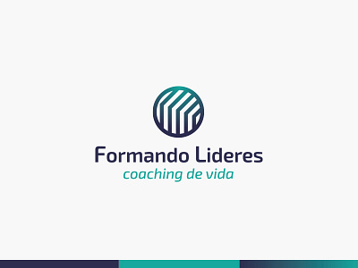 Formando Lideres logo proposal branding clean deep blue design icon identity logo logotype mark modern monterrey type