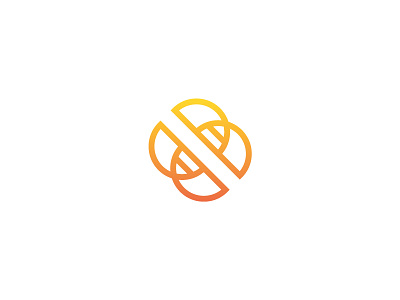 Secret brand mark bee brand branding clean gradient icon logo logotype mark mexico nature orange