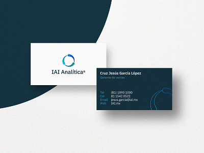 Business Cards blue branding business cards cards chemistry clean logo mark redesign tech