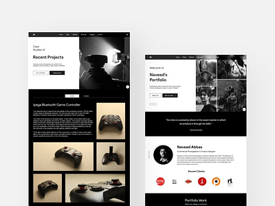 Portfolio Website UI Design