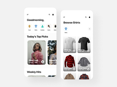 Fashion Store App Design