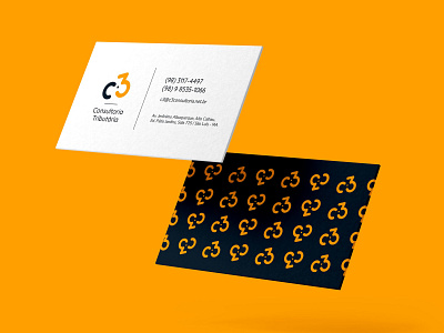 Cartão c3 brand design branding business card graphic design typography vector