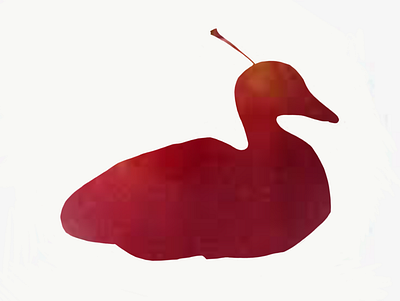 Apoose (aka Gopple) apple art colourful cool digital art goose illustration illustration digital logo london mykadelica red